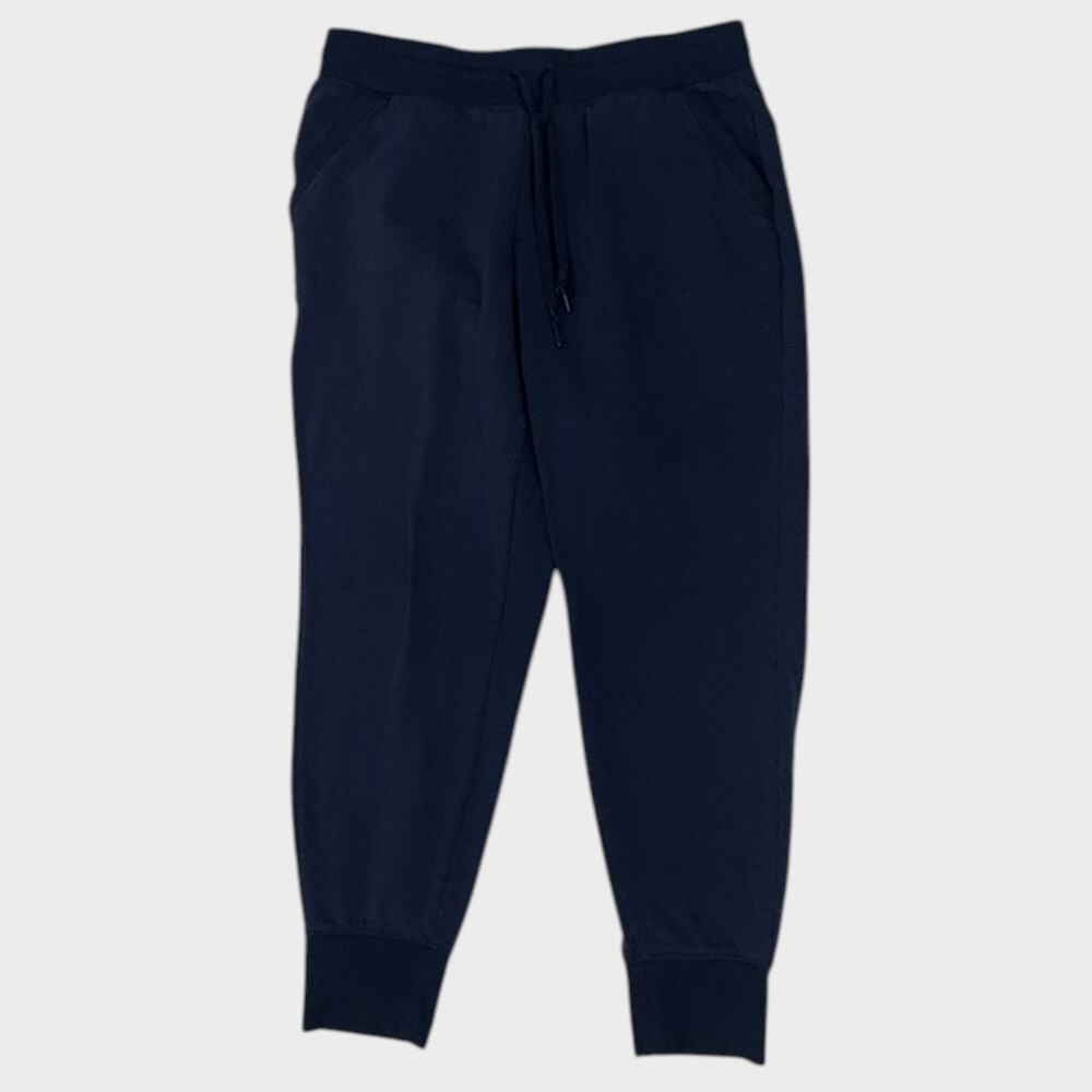 Athletic Works Womens Large 12-14 Navy Blue Athletic Pants Joggers